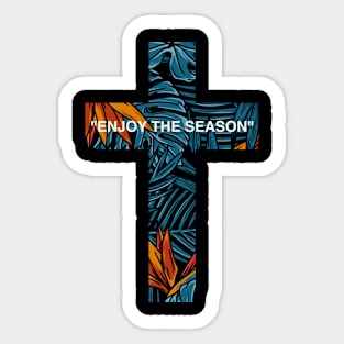 Enjoy The Season Sticker